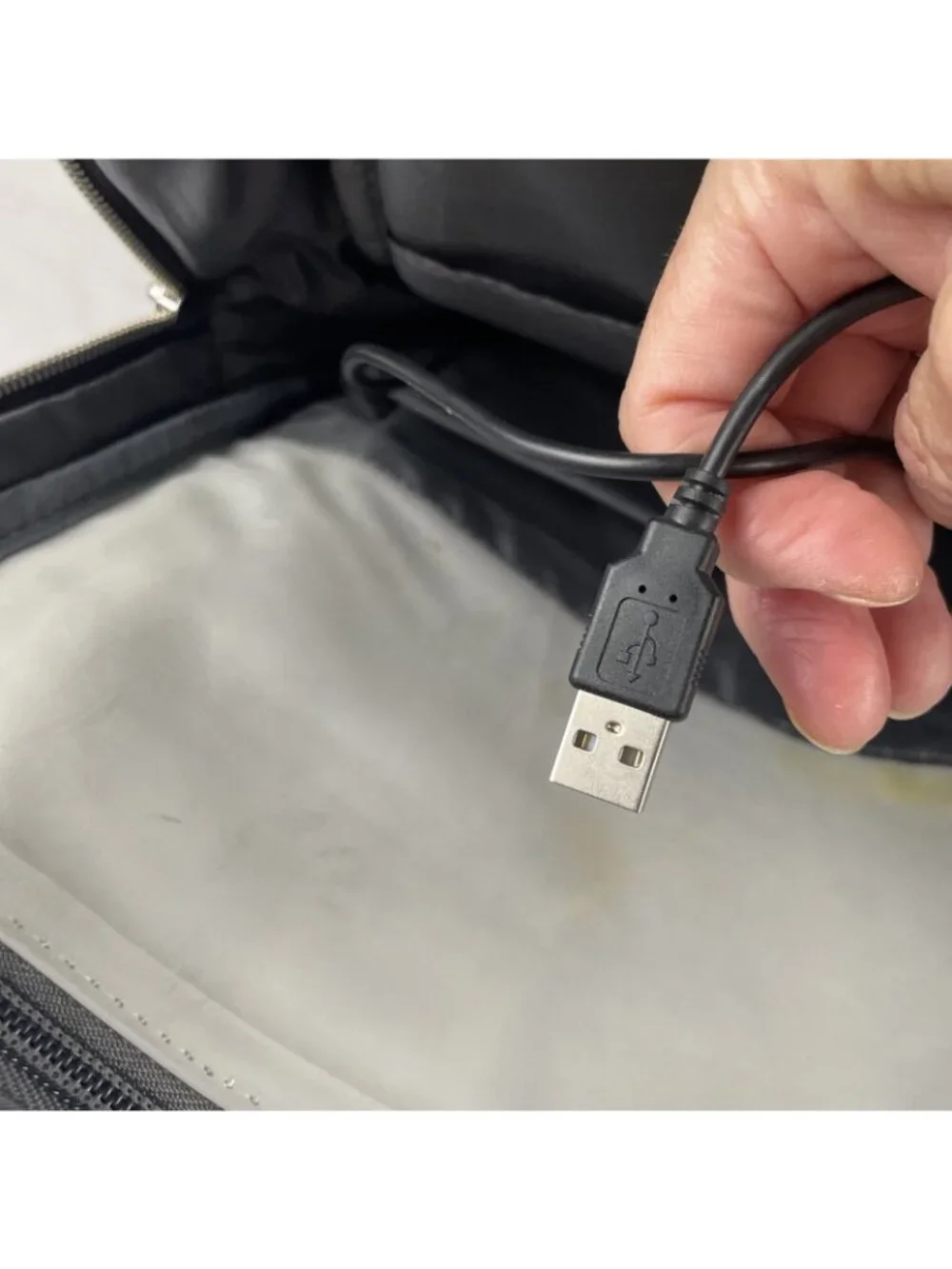 NORDACE Siena Smart Backpack USB Charging Port Laptop Travel Carry On Gray